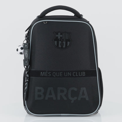 Ortopedický školský batoh FC Barcelona Kite pre chlapcov, čierny