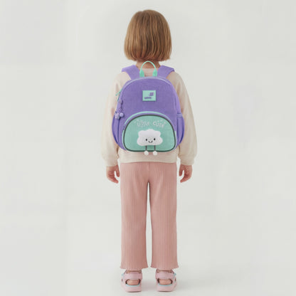 Batoh predškolský Kite Kids Little Cute pre dievča s plyšovým obláčikom a príveskom