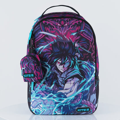 Batoh školský s USB originálny viacfarebný mládežnícky Anime Kite