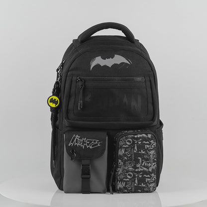 Batoh mládežnícky školský pre chlapcov 9–12 rokov čierny DC Batman Kite