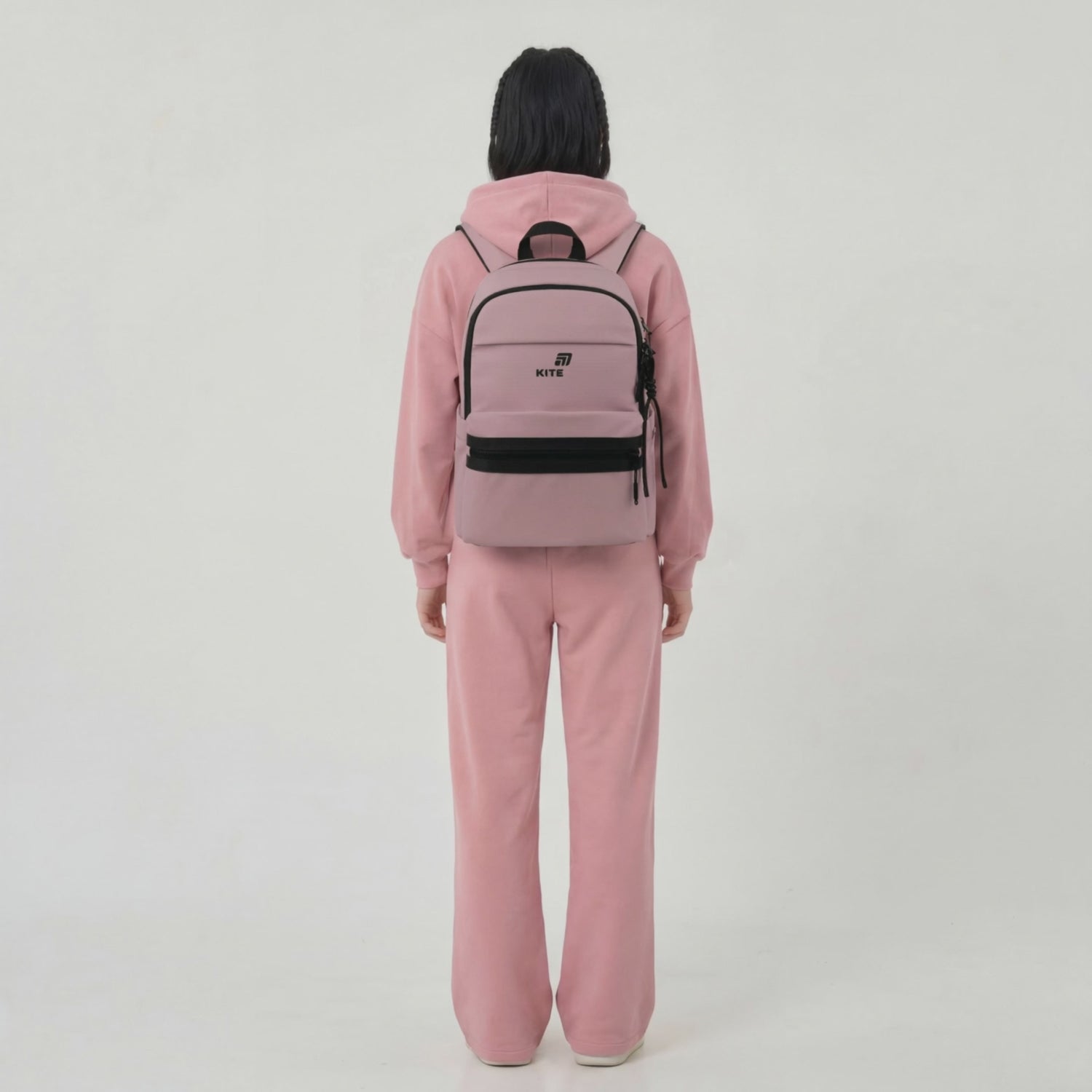 Batoh školský mládežnícky pre dievča ružový Kite Pink