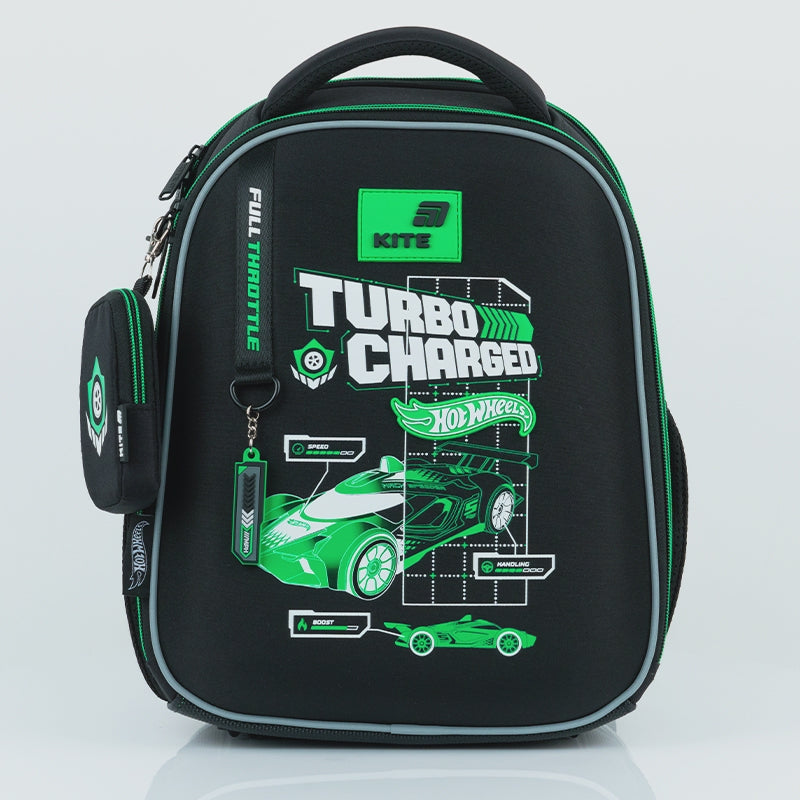 Školská aktovka ortopedická pre chlapcov 6–8 rokov Hot Wheels
