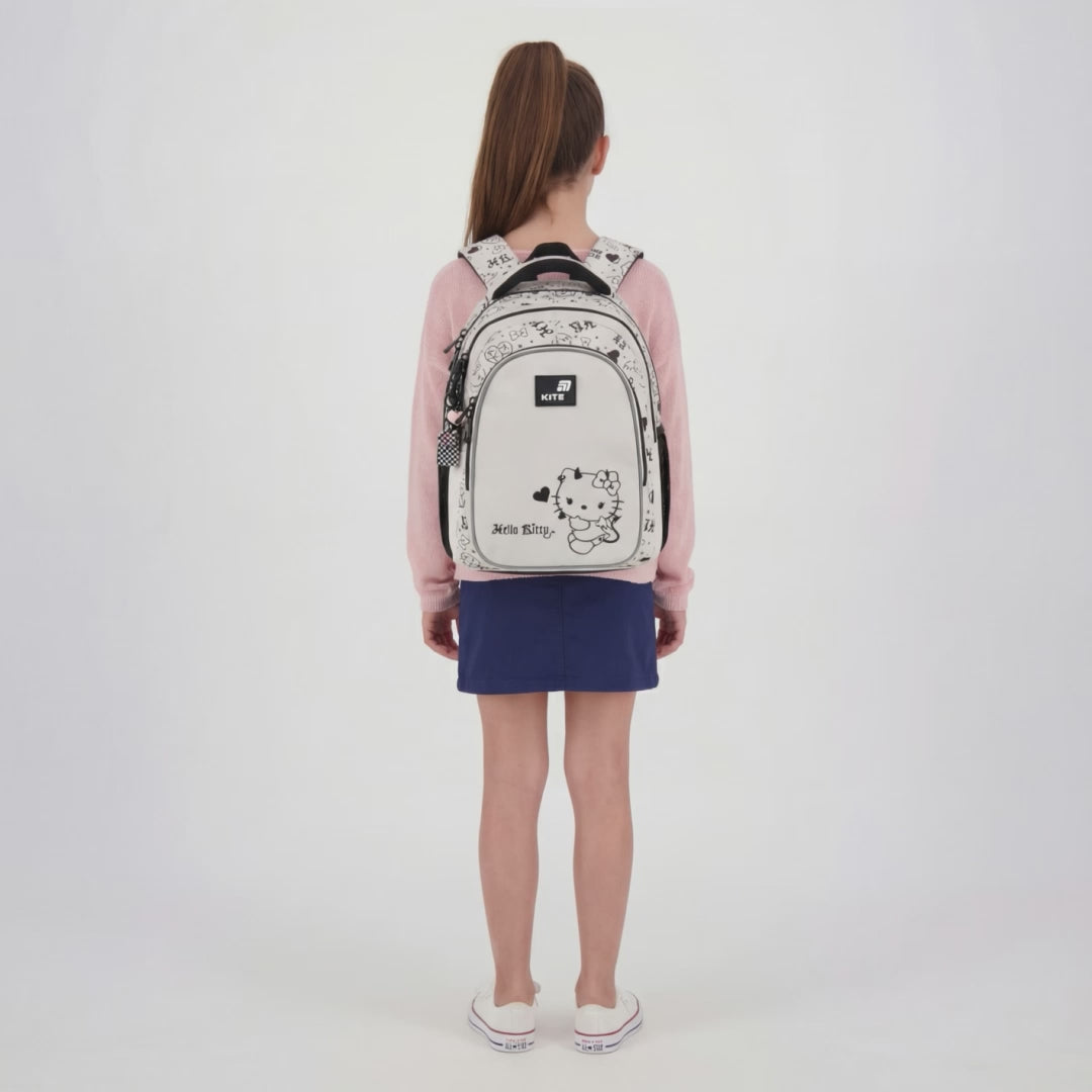 Batoh školský Kite Hello Kitty ortopedický pre dievčatá 9-12 rokov