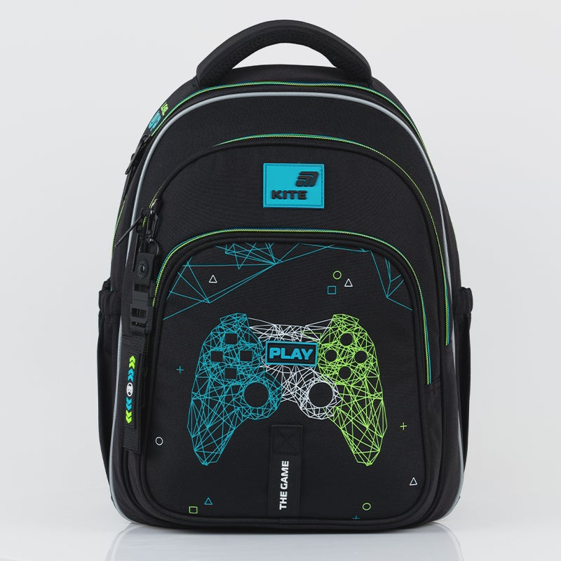 Batoh školský ortopedický Kite pre chlapca 9-12 rokov ergonomický čierny