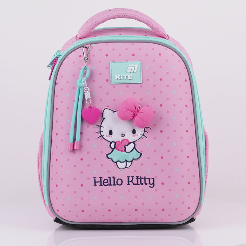 Aktovka školská ortopedická pre dievčatá do 1. triedy Hello Kitty Kite