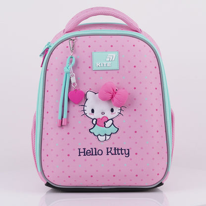 Aktovka školská ortopedická pre dievčatá do 1. triedy Hello Kitty Kite